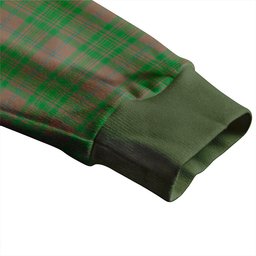 Scottish MacAlister of Glenbarr Hunting (MacAlister of Glenbarr; Hunting) Ancient Clan Crest Tartan V neck Knitted Fleece Cardigans