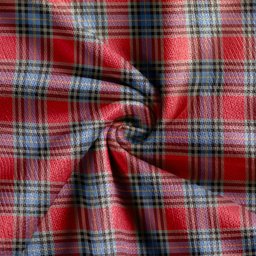 Scottish MacLeay Weathered Clan Crest Tartan V neck Knitted Fleece Cardigans