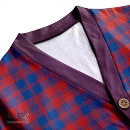 Scottish MacGregor of Glengyle (Gregor of Deeside) Modern Clan Crest Tartan V neck Knitted Fleece Cardigans