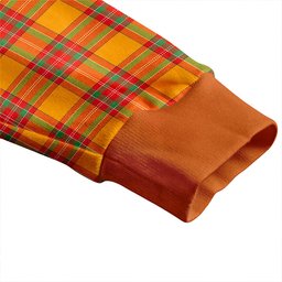 Scottish MacBrair Ancient Clan Crest Tartan V neck Knitted Fleece Cardigans