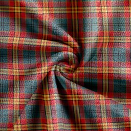 Scottish MacGurk Weathered Clan Crest Tartan V neck Knitted Fleece Cardigans