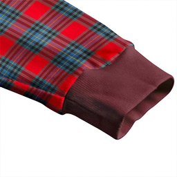 Scottish MacLeay Modern Clan Crest Tartan V neck Knitted Fleece Cardigans