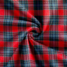 Scottish MacLeay Modern Clan Crest Tartan V neck Knitted Fleece Cardigans
