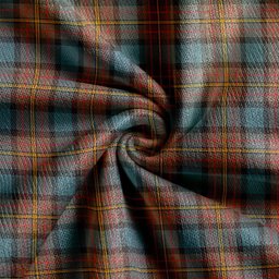 Scottish MacLaren Weathered Clan Crest Tartan V neck Knitted Fleece Cardigans