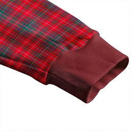 Scottish MacDougall Modern Clan Crest Tartan V neck Knitted Fleece Cardigans