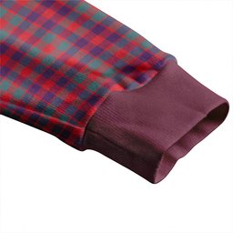 Scottish MacGowan (Gow) Weathered Clan Crest Tartan V neck Knitted Fleece Cardigans