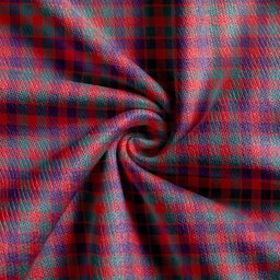 Scottish MacGowan (Gow) Weathered Clan Crest Tartan V neck Knitted Fleece Cardigans