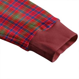 Scottish Lumsden Modern Clan Crest Tartan V neck Knitted Fleece Cardigans