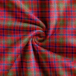 Scottish Lumsden Modern Clan Crest Tartan V neck Knitted Fleece Cardigans