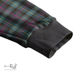 Scottish Huntly Gordon Gathering 2000 Weathered Clan Crest Tartan V neck Knitted Fleece Cardigans