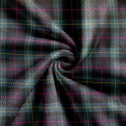 Scottish Huntly Gordon Gathering 2000 Weathered Clan Crest Tartan V neck Knitted Fleece Cardigans