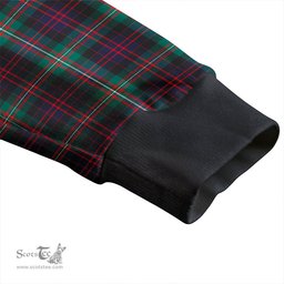 Scottish MacDonell of Glengarry Modern Clan Crest Tartan V neck Knitted Fleece Cardigans