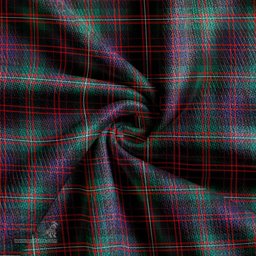Scottish MacDonell of Glengarry Modern Clan Crest Tartan V neck Knitted Fleece Cardigans