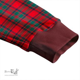 Scottish MacKintosh Modern Clan Crest Tartan V neck Knitted Fleece Cardigans