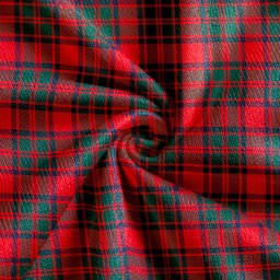 Scottish MacKintosh Modern Clan Crest Tartan V neck Knitted Fleece Cardigans