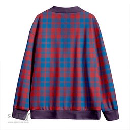 Scottish MacGregor of Glengyle (Gregor of Deeside) Ancient Clan Crest Tartan V neck Knitted Fleece Cardigans