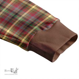 Scottish MacKay of Strathnaver Ancient Clan Crest Tartan V neck Knitted Fleece Cardigans