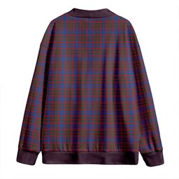 Scottish MacIntyre of Littleport Modern Clan Crest Tartan V neck Knitted Fleece Cardigans