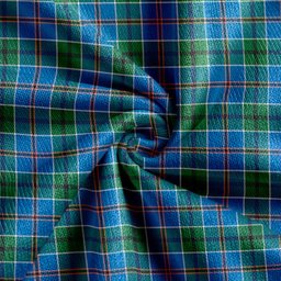 Scottish Leslie of the Hebrides Ancient Clan Crest Tartan V neck Knitted Fleece Cardigans