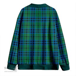 Scottish Keith (Marshall) Ancient Clan Crest Tartan V neck Knitted Fleece Cardigans