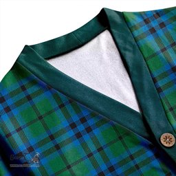 Scottish Keith (Marshall) Ancient Clan Crest Tartan V neck Knitted Fleece Cardigans