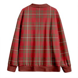 Scottish MacGregor (Gregor) Weathered Clan Crest Tartan V neck Knitted Fleece Cardigans