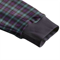 Scottish Lamont Weathered Clan Crest Tartan V neck Knitted Fleece Cardigans
