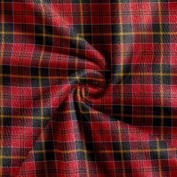 Scottish MacAlister of Skye Modern Clan Crest Tartan V neck Knitted Fleece Cardigans