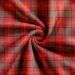 Scottish Kirk Weathered Clan Crest Tartan V neck Knitted Fleece Cardigans