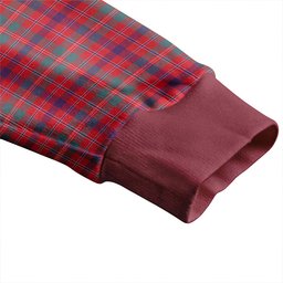 Scottish MacDonald of Glenaladale (Donald of Glenaladale) Weathered Clan Crest Tartan V neck Knitted Fleece Cardigans