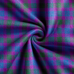 Scottish Lang (Laing) Modern Clan Crest Tartan V neck Knitted Fleece Cardigans