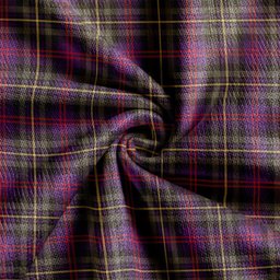 Scottish MacCallum of Berwick Weathered Clan Crest Tartan V neck Knitted Fleece Cardigans