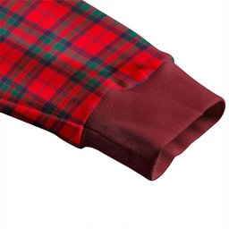 Scottish MacGillivray Modern Clan Crest Tartan V neck Knitted Fleece Cardigans