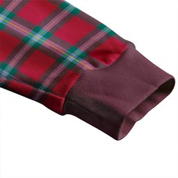 Scottish MacLaine of LochBuie (Cockburn) (MacLaine) Modern Clan Crest Tartan V neck Knitted Fleece Cardigans