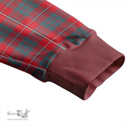 Scottish MacGregor of Balquhidder (Gregor of Balquhidder) Weathered Clan Crest Tartan V neck Knitted Fleece Cardigans