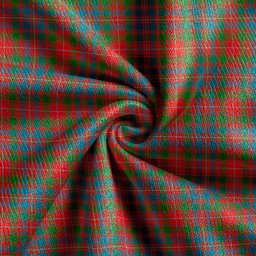 Scottish MacIntyre Ancient Clan Crest Tartan V neck Knitted Fleece Cardigans