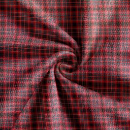 Scottish Innes Red Ancient Clan Crest Tartan V neck Knitted Fleece Cardigans