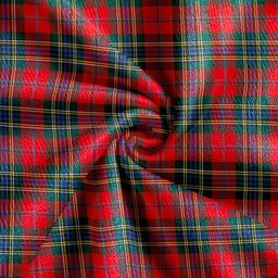 Scottish MacLean of Duart Modern Clan Crest Tartan V neck Knitted Fleece Cardigans