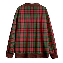 Scottish MacBean of Tomatin (MacBain of Tomatin) Ancient Clan Crest Tartan V neck Knitted Fleece Cardigans