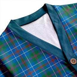 Scottish MacHardy Ancient Clan Crest Tartan V neck Knitted Fleece Cardigans