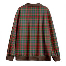 Scottish MacCall (MacColl) Ancient Clan Crest Tartan V neck Knitted Fleece Cardigans