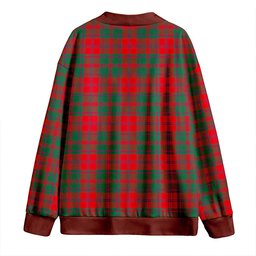 Scottish MacDougall (Clans Originaux) Modern Clan Crest Tartan V neck Knitted Fleece Cardigans