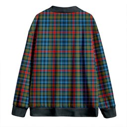 Scottish MacDonald of P.E. Island (Donald of P.E. Island) Ancient Clan Crest Tartan V neck Knitted Fleece Cardigans