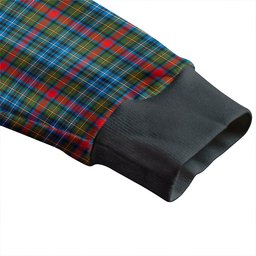 Scottish MacDonald of P.E. Island (Donald of P.E. Island) Ancient Clan Crest Tartan V neck Knitted Fleece Cardigans