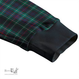 Scottish MacKenzie Modern Clan Crest Tartan V neck Knitted Fleece Cardigans