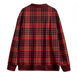 Scottish MacIan Ancient Clan Crest Tartan V neck Knitted Fleece Cardigans