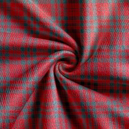 Scottish Livingstone Weathered Clan Crest Tartan V neck Knitted Fleece Cardigans