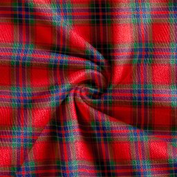 Scottish MacRae of Ardentoul Modern Clan Crest Tartan V neck Knitted Fleece Cardigans