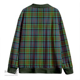Scottish MacDonald of Clanranald (Donald of Clanranald) Ancient Clan Crest Tartan V neck Knitted Fleece Cardigans