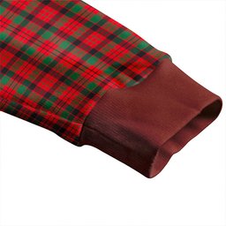 Scottish MacNicol Ancient Clan Crest Tartan V neck Knitted Fleece Cardigans